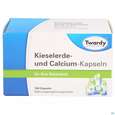 Sie sehen eine Packung Kieselerde +calcium Kapseln-twardy 160st, Produktbild: 01 Kieselerde +calcium Kapseln-twardy 160st, A-Nr.: 1489925 - 01