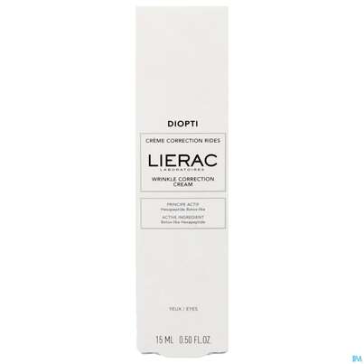 Sie sehen eine Packung Lierac Diopti Rides Wrinkle Correction Cream 15ml, Produktbild: 01 Lierac Diopti Rides Wrinkle Correction Cream 15ml, A-Nr.: 5849065 - 01