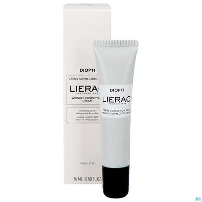 Sie sehen eine Packung Lierac Diopti Rides Wrinkle Correction Cream 15ml, Produktbild: 04 Lierac Diopti Rides Wrinkle Correction Cream 15ml, A-Nr.: 5849065 - 04