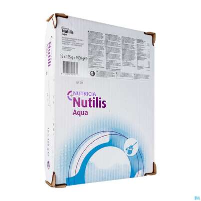 Sie sehen eine Packung Nutilis Aqua Aqua 125g Blaubeere 12st, Produktbild: 02 Nutilis Aqua Aqua 125g Blaubeere 12st, A-Nr.: 5435978 - 02