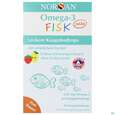 Sie sehen eine Packung Omega -3 Norsan/fisk Kids Jelly Kaugelee Drop Erdbeerzitrone 45st, Produktbild: 01 Omega -3 Norsan/fisk Kids Jelly Kaugelee Drop Erdbeerzitrone 45st, A-Nr.: 5819383 - 01