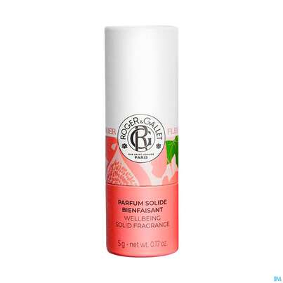 Sie sehen eine Packung Roger & Gallet Fleur/de Figuier Wellbeing/solid Fragrance 5g, Produktbild: 01 Roger & Gallet Fleur/de Figuier Wellbeing/solid Fragrance 5g, A-Nr.: 5889975 - 01