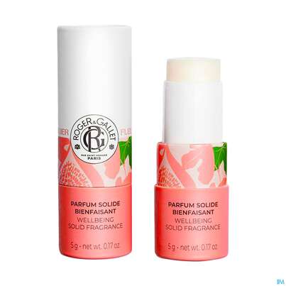 Sie sehen eine Packung Roger & Gallet Fleur/de Figuier Wellbeing/solid Fragrance 5g, Produktbild: 03 Roger & Gallet Fleur/de Figuier Wellbeing/solid Fragrance 5g, A-Nr.: 5889975 - 03