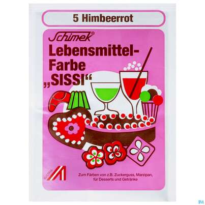 Sie sehen eine Packung Schimek Lebensmittelfarbe Nr 5 Himbeerrot 4g, Produktbild: 01 Schimek Lebensmittelfarbe Nr 5 Himbeerrot 4g, A-Nr.: 5745035 - 01