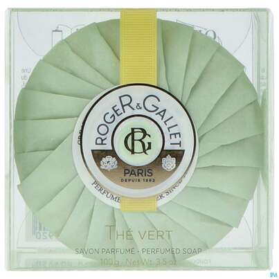 Sie sehen eine Packung Seifen Roger & Gallet The Vert Karton 100g, Produktbild: 01 Seifen Roger & Gallet The Vert Karton 100g, A-Nr.: 4405567 - 01