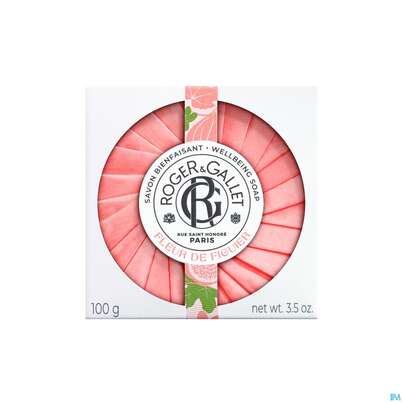 Sie sehen eine Packung Seifen Roger & Gallet Wellbeing Soap Fleur De Figuier 100g, Produktbild: 01 Seifen Roger & Gallet Wellbeing Soap Fleur De Figuier 100g, A-Nr.: 5732558 - 01