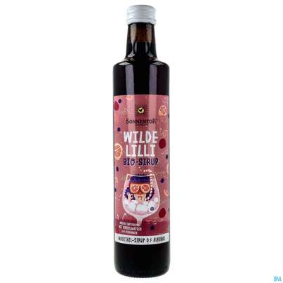 Sie sehen eine Packung Sonnentor Sirup/bio Wilde Lilli 01275 500ml, Produktbild: 01 Sonnentor Sirup/bio Wilde Lilli 01275 500ml, A-Nr.: 5886333 - 01