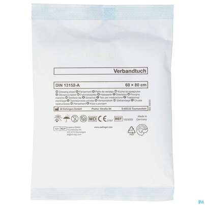 Sie sehen eine Packung Verbandtuecher Einzeln Steril So Pp-vlies 60x 80cm 1st, Produktbild: 01 Verbandtuecher Einzeln Steril So Pp-vlies 60x 80cm 1st, A-Nr.: 2956895 - 01