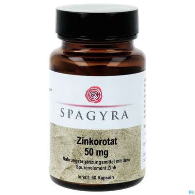 Sie sehen eine Packung Zinkorotat Kapseln 50mg 60st, Produktbild: 01 Zinkorotat Kapseln 50mg 60st, A-Nr.: 0979159 - 01