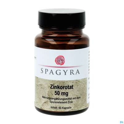 Sie sehen eine Packung Zinkorotat Kapseln 50mg 60st, Produktbild: 02 Zinkorotat Kapseln 50mg 60st, A-Nr.: 0979159 - 02
