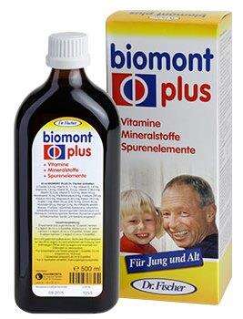 Sie sehen eine Packung Biomont plus Elixier, Produktbild: 01 Biomont plus Elixier, A-Nr.: 2677445 - 01