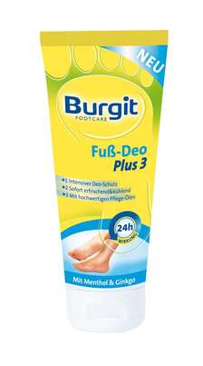 Sie sehen eine Packung Fuß Deo Plus 3 Creme, Produktbild: 01 Fuß Deo Plus 3 Creme, A-Nr.: 4155774 - 01