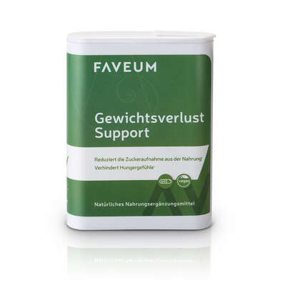 Sie sehen eine Packung Faveum Gewichtsverlust Support, Produktbild: 01 Faveum Gewichtsverlust Support, A-Nr.: 5372580 - 01