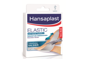 Hansaplast Elastic MED antibakteriell 1m x 8cm, A-Nr.: 2843027 - 01