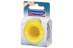 Hansaplast Med Soft Fixierpflaster 5m x 2,5cm, A-Nr.: 3417835 - 01