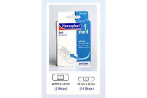 Hansaplast med soft Strips 20 Stück, A-Nr.: 2843145 - 01