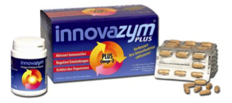 Sie sehen eine Packung INNOVAZYM PLUS - Enzyme, Vitamine & Omega3, Produktbild: 01 INNOVAZYM PLUS - Enzyme, Vitamine & Omega3, A-Nr.: 3064704 - 01