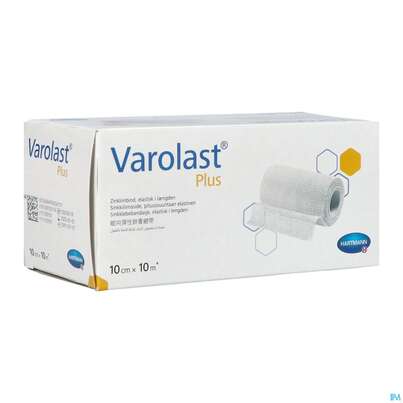 Sie sehen eine Packung Zinkleimbinden Varolast Plus 10cmx 10m 1st, Produktbild: 03 Zinkleimbinden Varolast Plus 10cmx 10m 1st, A-Nr.: 2724096 - 03