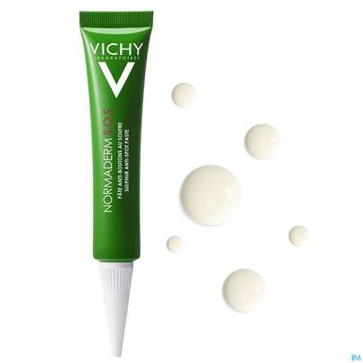 Sie sehen eine Packung Vichy Normaderm/phytosolution Anti-pickel Sulfur Paste 20ml, Produktbild: 08 Vichy Normaderm/phytosolution Anti-pickel Sulfur Paste 20ml, A-Nr.: 5304845 - 08