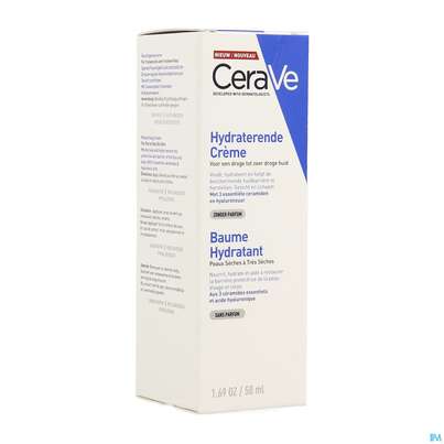Sie sehen eine Packung Cerave Feuchtigkeitscreme 50ml, Produktbild: 02 Cerave Feuchtigkeitscreme 50ml, A-Nr.: 4801932 - 02
