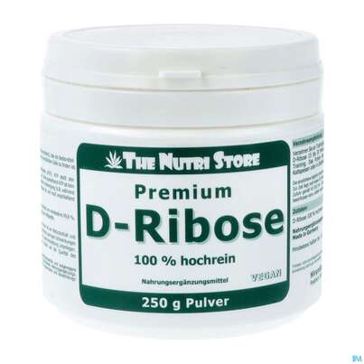 D-ribose Pulver 100% Rein Vegan 250g, A-Nr.: 3821766 - 02