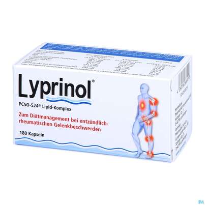 Sie sehen eine Packung Lyprinol Kapseln 180st, Produktbild: 02 Lyprinol Kapseln 180st, A-Nr.: 4192410 - 02