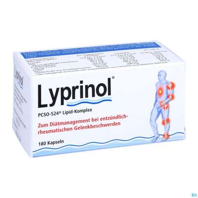 Sie sehen eine Packung Lyprinol Kapseln 180st, Produktbild: 03 Lyprinol Kapseln 180st, A-Nr.: 4192410 - 03