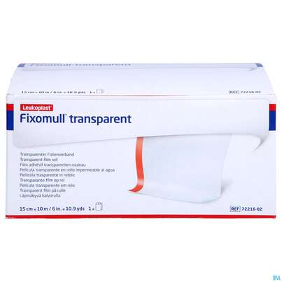 Fixierbinden Fixomull Transparent Fixierverband Wasserfest 10mx15cm 1st, A-Nr.: 3048243 - 01
