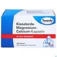 Sie sehen eine Packung Kieselerde +calcium+magnesium Kapseln-twardy 160st, Produktbild: 01 Kieselerde +calcium+magnesium Kapseln-twardy 160st, A-Nr.: 1574401 - 01
