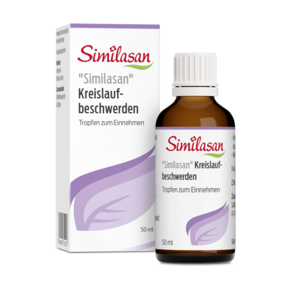 Sie sehen eine Packung Tropfen gegen Kreislaufbeschwerden „Similasan“, Produktbild: 01 Tropfen gegen Kreislaufbeschwerden „Similasan“, A-Nr.: 0752208 - 01