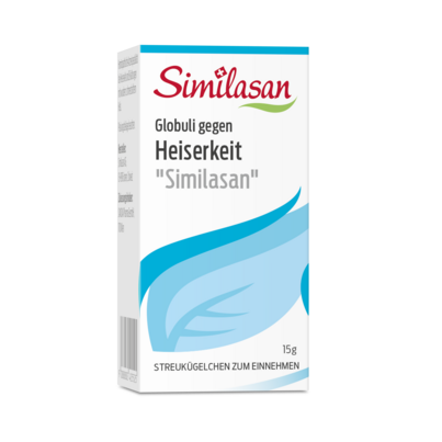 Sie sehen eine Packung Globuli gegen Heiserkeit „Similasan“, Produktbild: 02 Globuli gegen Heiserkeit „Similasan“, A-Nr.: 2425525 - 02