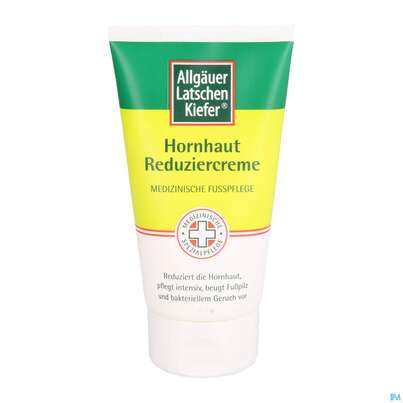 Sie sehen eine Packung Allgaeuer Latschenkiefer Hornhaut Reduzier-creme Neu 150ml, Produktbild: 03 Allgaeuer Latschenkiefer Hornhaut Reduzier-creme Neu 150ml, A-Nr.: 4834831 - 03
