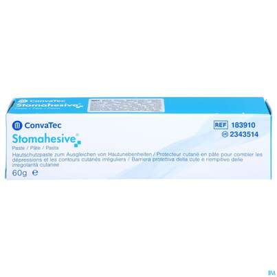 Sie sehen eine Packung Convatec Stomahesive Hautschutzpaste 60g, Produktbild: 01 Convatec Stomahesive Hautschutzpaste 60g, A-Nr.: 0639914 - 01