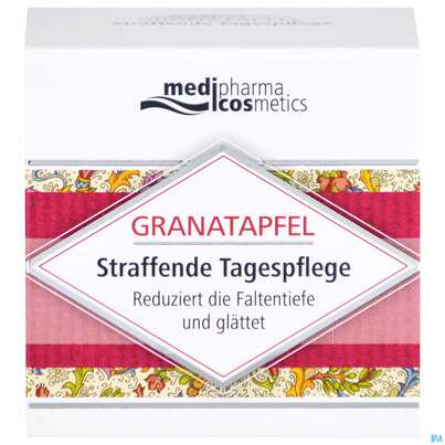 Sie sehen eine Packung Granatapfel Straffende Tagespflege 50ml, Produktbild: 01 Granatapfel Straffende Tagespflege 50ml, A-Nr.: 3819166 - 01
