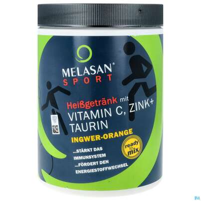 Sie sehen eine Packung Melasan/sport Sportgetraenk Heissgetraenk Vit C +zink +taurin 650g, Produktbild: 01 Melasan/sport Sportgetraenk Heissgetraenk Vit C +zink +taurin 650g, A-Nr.: 4577564 - 01