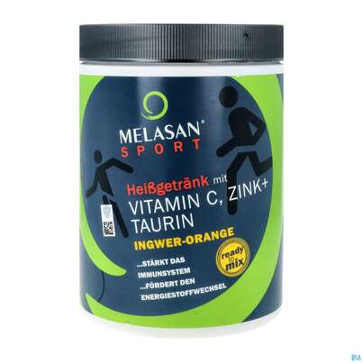 Sie sehen eine Packung Melasan/sport Sportgetraenk Heissgetraenk Vit C +zink +taurin 650g, Produktbild: 02 Melasan/sport Sportgetraenk Heissgetraenk Vit C +zink +taurin 650g, A-Nr.: 4577564 - 02