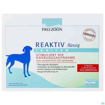 Veterinaerprodukte Reaktiv Tonicum Hunde 90ml 6st, A-Nr.: 3595689 - 01