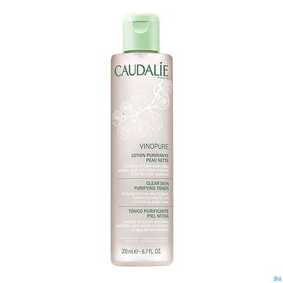 Sie sehen eine Packung Caudalie Vinopure Reinigungslotion 200ml, Produktbild: 02 Caudalie Vinopure Reinigungslotion 200ml, A-Nr.: 4888028 - 02