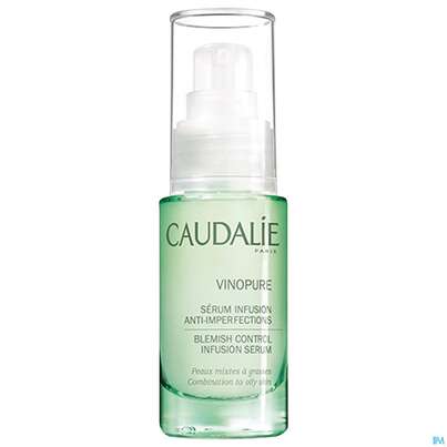Sie sehen eine Packung Caudalie Vinopure Serum +salicylsaeure 30ml, Produktbild: 01 Caudalie Vinopure Serum +salicylsaeure 30ml, A-Nr.: 4888034 - 01