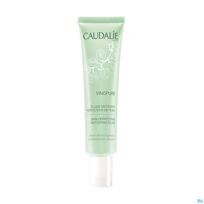 Sie sehen eine Packung Caudalie Vinopure Fluid Mattierend 40ml, Produktbild: 02 Caudalie Vinopure Fluid Mattierend 40ml, A-Nr.: 4888040 - 02