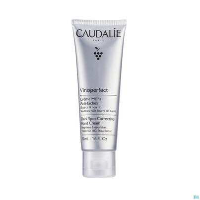 Sie sehen eine Packung Caudalie Vinopferfect Handcreme/gegen Pigmentstoerung 50ml, Produktbild: 03 Caudalie Vinopferfect Handcreme/gegen Pigmentstoerung 50ml, A-Nr.: 5246792 - 03
