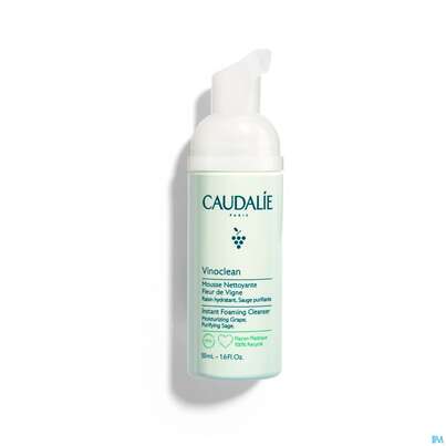 Sie sehen eine Packung Caudalie Vinoclean Reinigungsschaum 50ml, Produktbild: 04 Caudalie Vinoclean Reinigungsschaum 50ml, A-Nr.: 5413741 - 04
