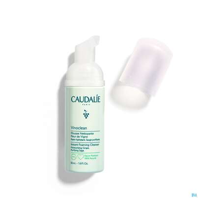 Sie sehen eine Packung Caudalie Vinoclean Reinigungsschaum 50ml, Produktbild: 05 Caudalie Vinoclean Reinigungsschaum 50ml, A-Nr.: 5413741 - 05