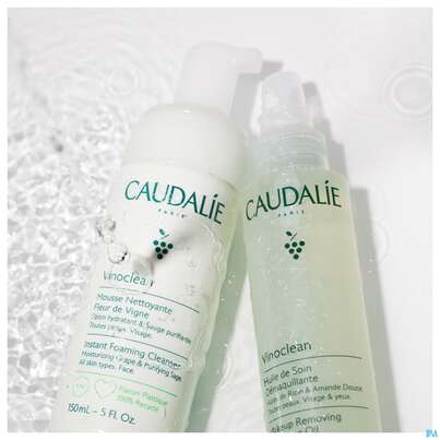 Sie sehen eine Packung Caudalie Vinoclean Reinigungsschaum 150ml, Produktbild: 07 Caudalie Vinoclean Reinigungsschaum 150ml, A-Nr.: 5413758 - 07