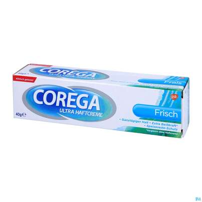 Corega Ultra Haftcreme Starker Halt +frische 40g, A-Nr.: 0155116 - 02