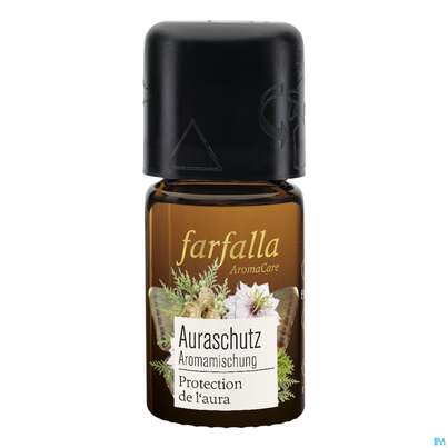 Sie sehen eine Packung Farfalla Aromamischung Auraschutz 5ml, Produktbild: 01 Farfalla Aromamischung Auraschutz 5ml, A-Nr.: 4907547 - 01