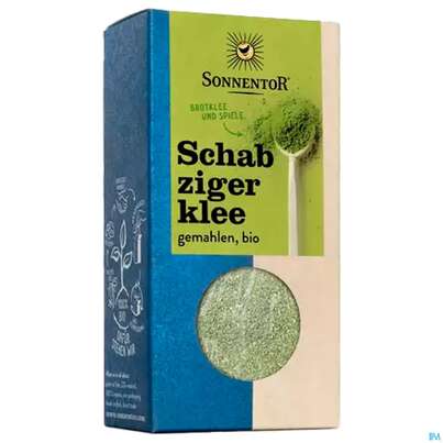 Sie sehen eine Packung Sonnentor Bio Schabzigklee Gemahlen 00341 40g, Produktbild: 04 Sonnentor Bio Schabzigklee Gemahlen 00341 40g, A-Nr.: 3740507 - 04