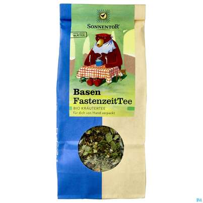 Sie sehen eine Packung Sonnentor Tee/bio Basen Fastenzeit Lose 00576 50g, Produktbild: 01 Sonnentor Tee/bio Basen Fastenzeit Lose 00576 50g, A-Nr.: 3573989 - 01