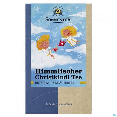 Sie sehen eine Packung Sonnentor Tee/bio Himmlischer Christkindl 02305 18st, Produktbild: 01 Sonnentor Tee/bio Himmlischer Christkindl 02305 18st, A-Nr.: 3176024 - 01