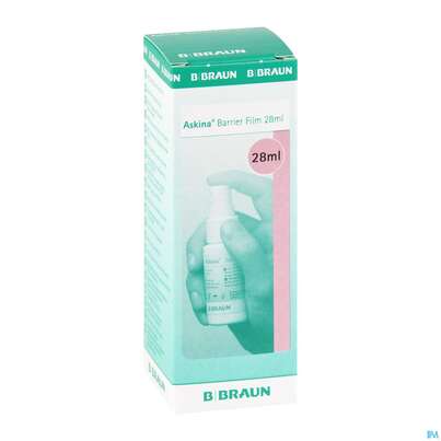 Sie sehen eine Packung Askina Barrier/film Hautschutz Pumpspray 28ml 1st, Produktbild: 03 Askina Barrier/film Hautschutz Pumpspray 28ml 1st, A-Nr.: 4062802 - 03